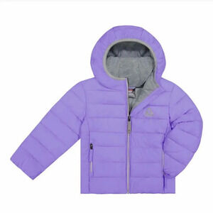 Gerry Kids' Jersey Lined Jacket 2T 3T 4T 5 G Purple Gray Zipper Pockets
